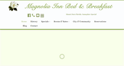 Desktop Screenshot of magnoliainn.net