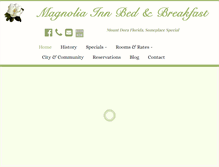 Tablet Screenshot of magnoliainn.net